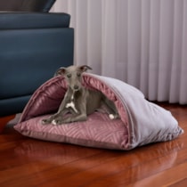 Cama pet Envelope Fluffy em pelúcia para cães