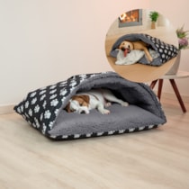 Cama pet Envelope Fluffy em pelúcia para cães