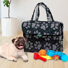 Bolsa Pet de viagem ou passeio para levar o que o seu pet precisa