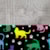 Gato colorido com Flannel fendi