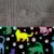 Gato colorido com Flannel grafite