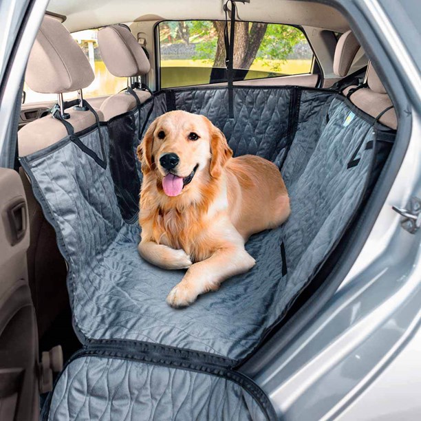 Capa pet impermeável PLUS LUXO + TELA para levar cães no carro