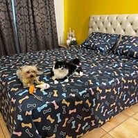 Produto Cobre Leito Elegance Impermeável para cães e gatos na cama