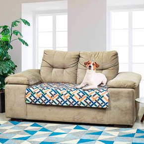 Manta pet Decor tecido duplo impermeável sob medida para sofá