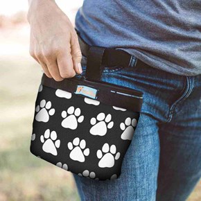 Porta Petiscos de cintura Pet Style com zíper para treino de cães