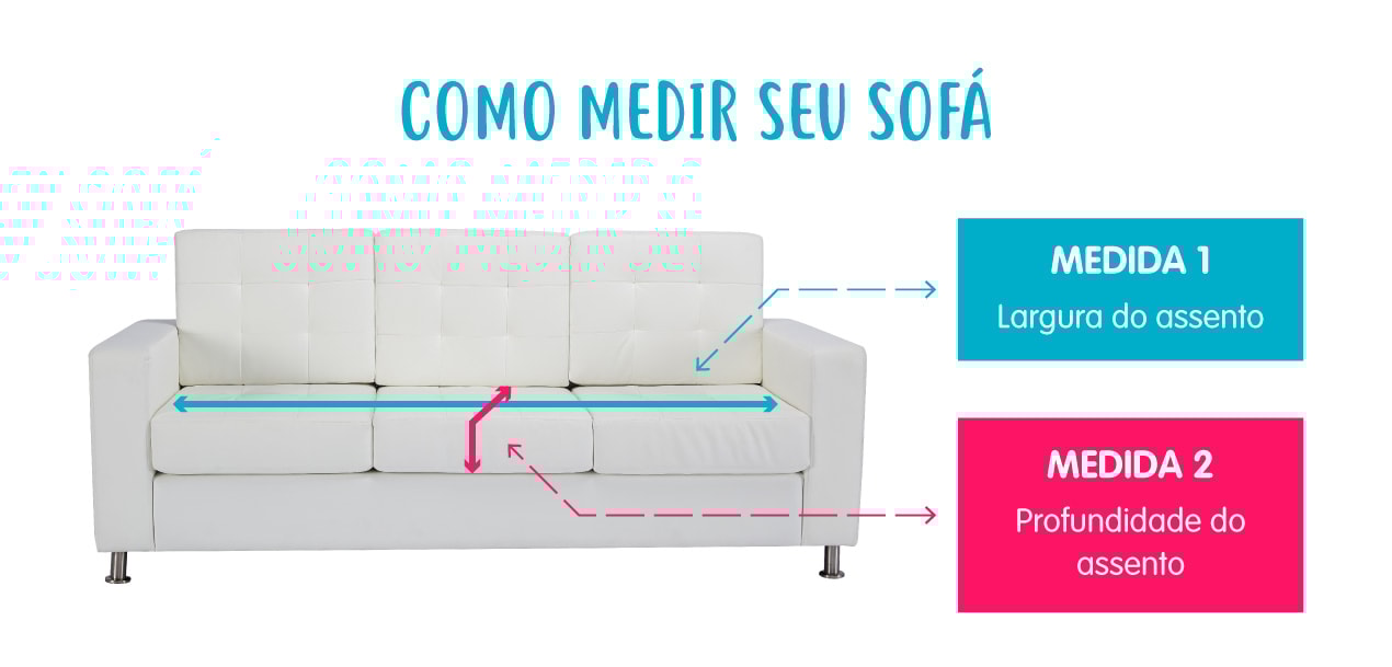 dicas informativas de como medir o tamanho do sofá